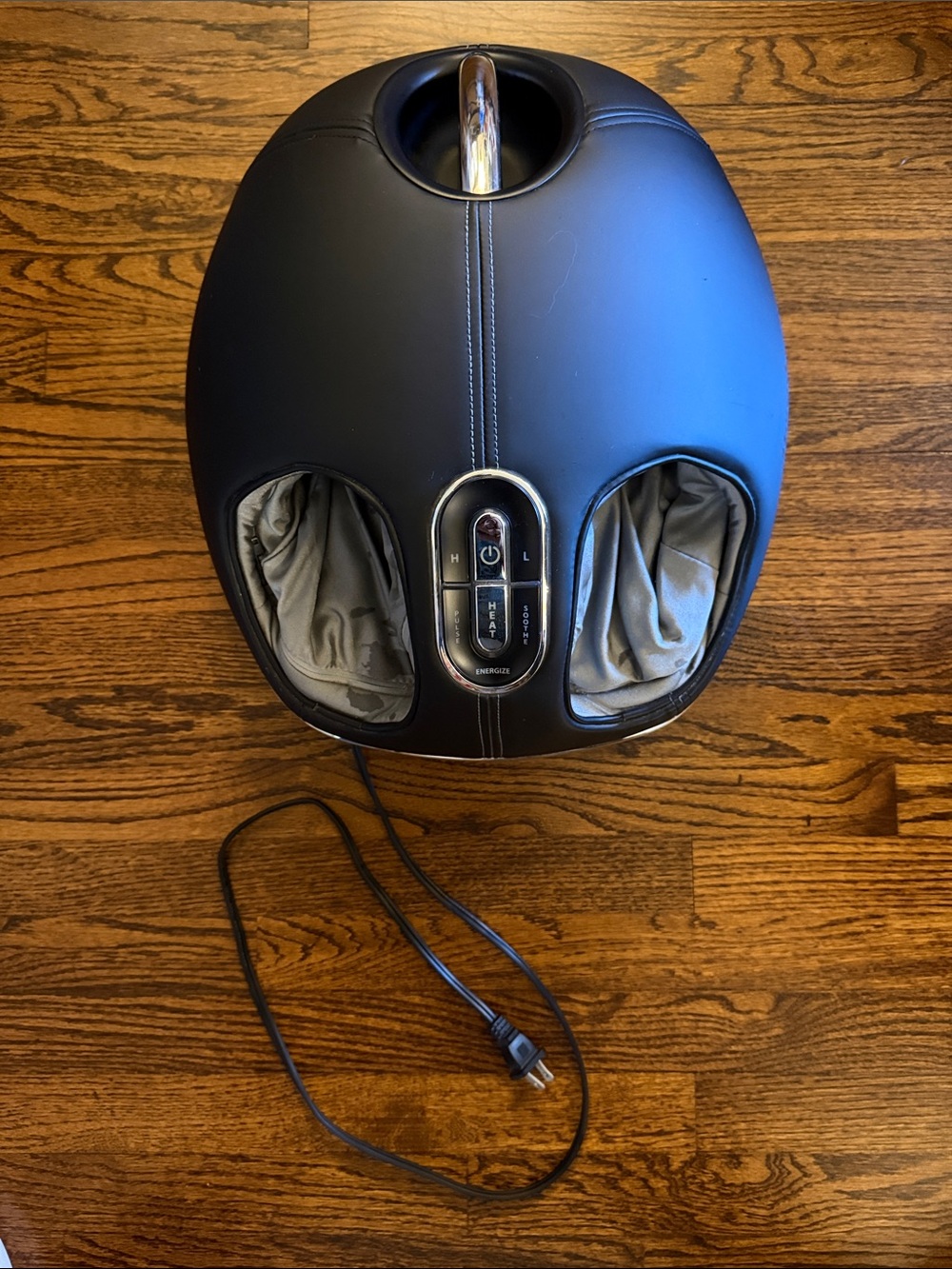 Brookstone Black Electric Heated Foot Massager
